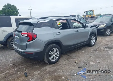 2024 GMC Terrain Fwd Sle from USA, damaged, VIN 3GKALMEGXRL323579